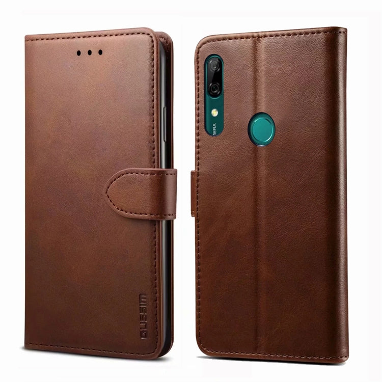 For Huawei P Smart Z GUSSIM Business Style Horizontal Flip Leather Case with Holder & Card Slots & Wallet