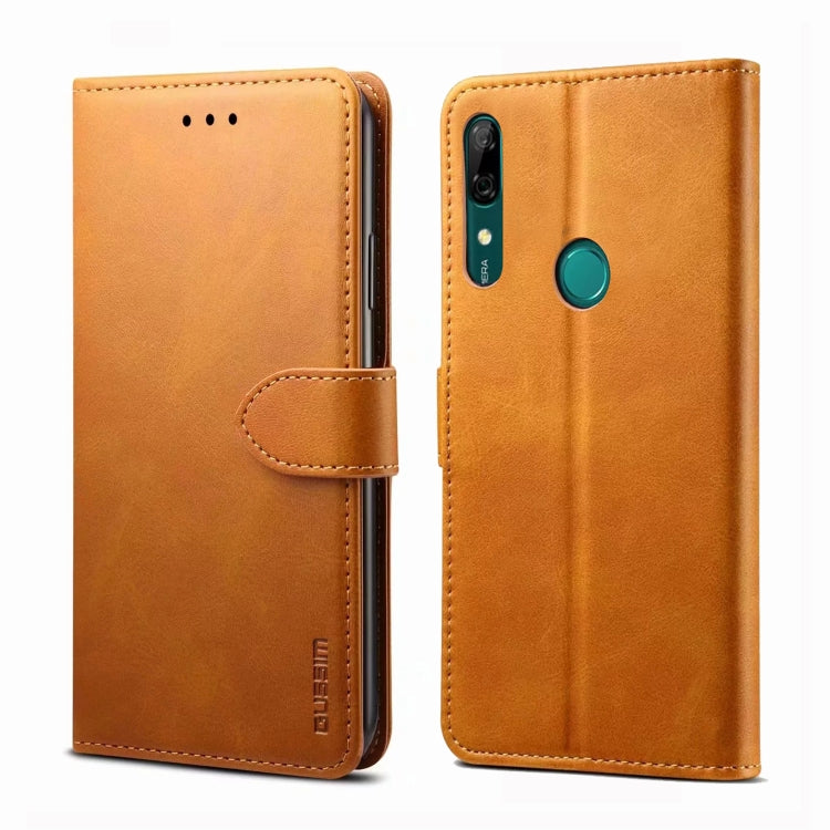 For Huawei P Smart Z GUSSIM Business Style Horizontal Flip Leather Case with Holder & Card Slots & Wallet