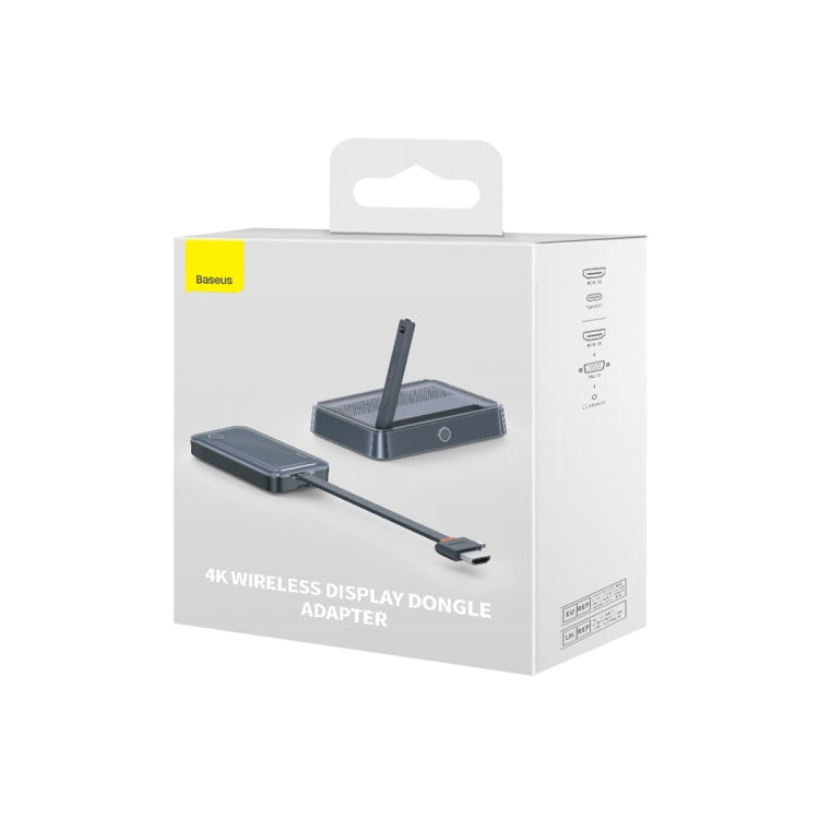 Baseus 4K Wireless Display Dongle Adapter(Grey)