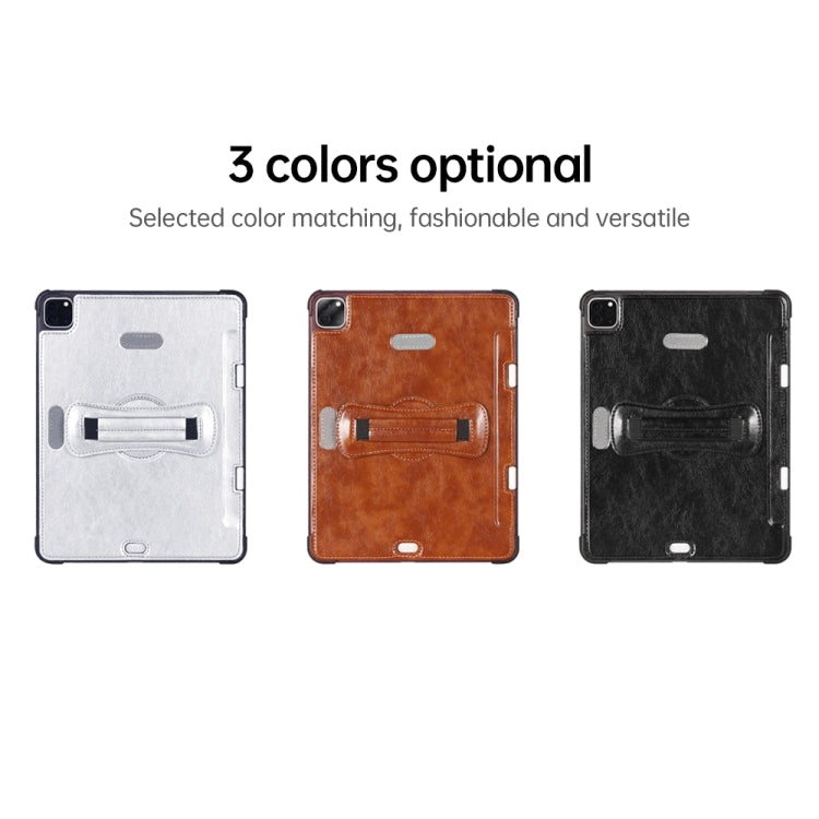 For iPad 10.2 / Pro 10.5 / Air 3 360 Degree Rotation Handheld Leather Back Tablet Case with Pencil Slot