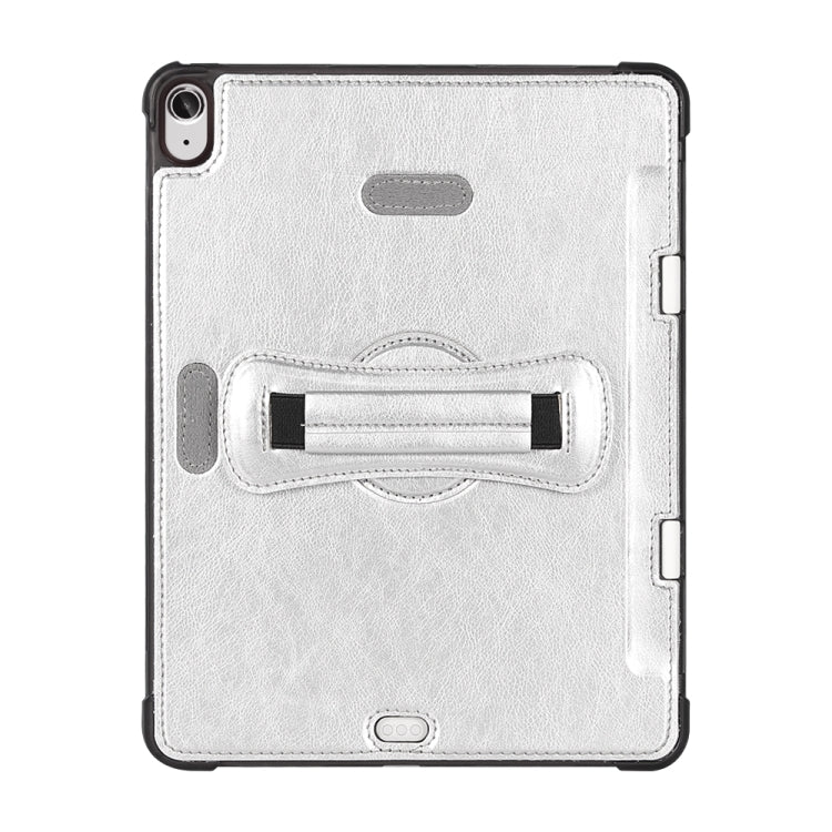 For iPad Air 4 / Air 5 360 Degree Rotation Handheld Leather Back Tablet Case with Pencil Slot