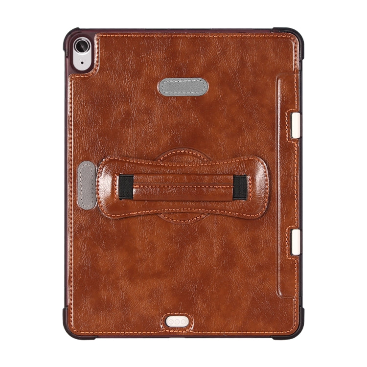 For iPad Air 4 / Air 5 360 Degree Rotation Handheld Leather Back Tablet Case with Pencil Slot