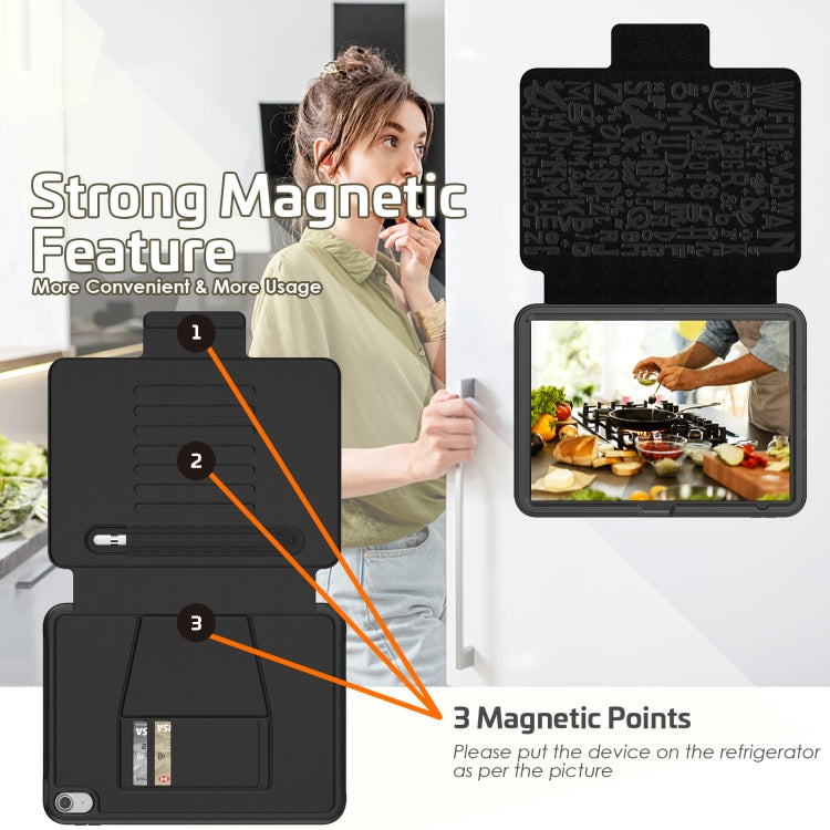 For iPad 10th Gen 10.9 2022 PC + TPU + PU Protective Tablet Case with Pen Slot / Sleep / Wake-up Function
