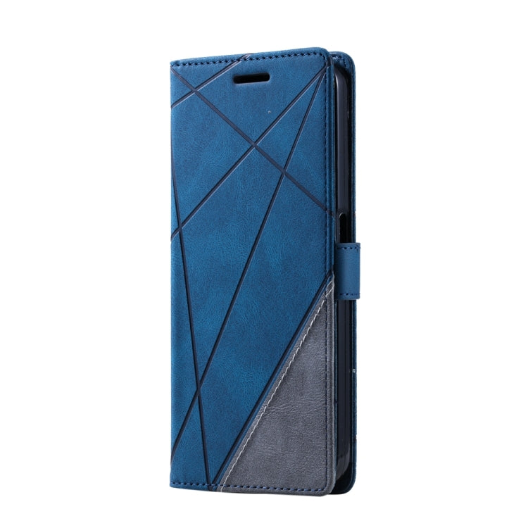 For Realme C30 4G Skin Feel Splicing Leather Phone Case