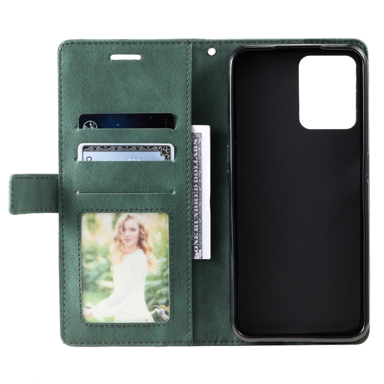 For Realme C30 4G Skin Feel Splicing Leather Phone Case