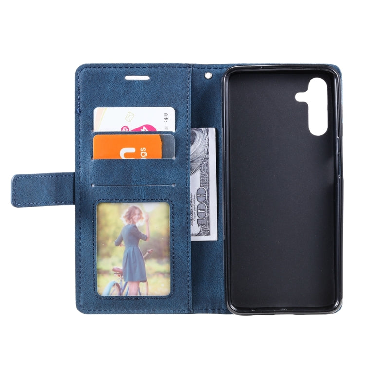 For Samsung Galaxy A14 5G Skin Feel Splicing Leather Phone Case