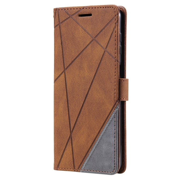For Samsung Galaxy A14 5G Skin Feel Splicing Leather Phone Case