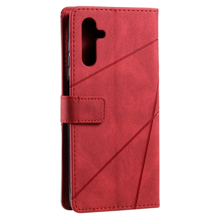 For Samsung Galaxy A14 5G Skin Feel Splicing Leather Phone Case