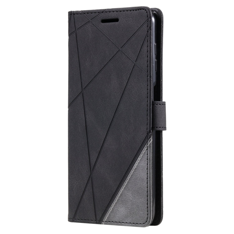 For Samsung Galaxy A14 5G Skin Feel Splicing Leather Phone Case