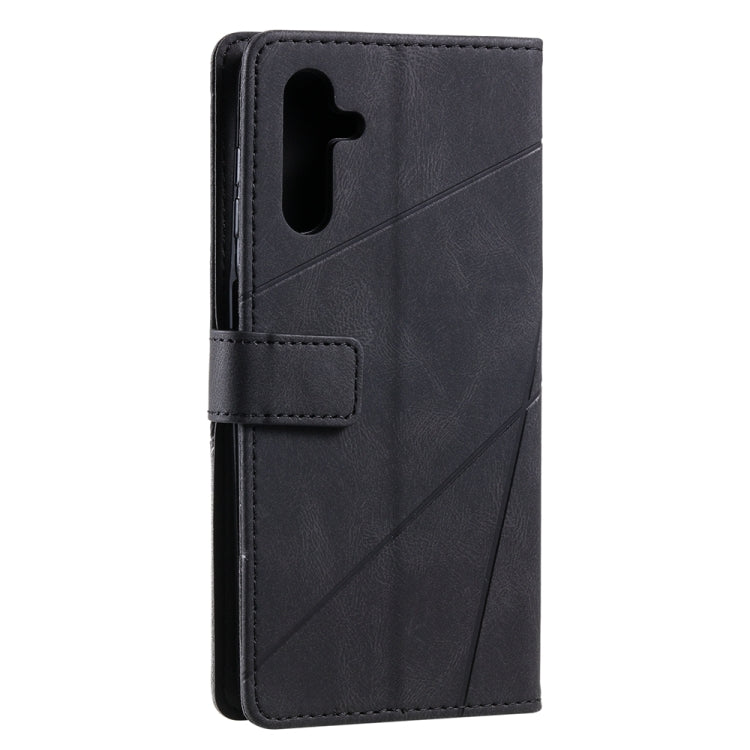 For Samsung Galaxy A14 5G Skin Feel Splicing Leather Phone Case