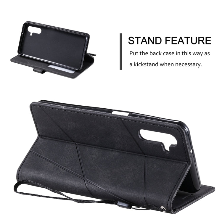 For Samsung Galaxy A14 5G Skin Feel Splicing Leather Phone Case