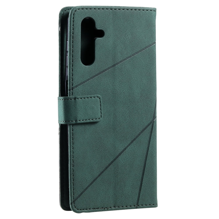 For Samsung Galaxy A14 5G Skin Feel Splicing Leather Phone Case