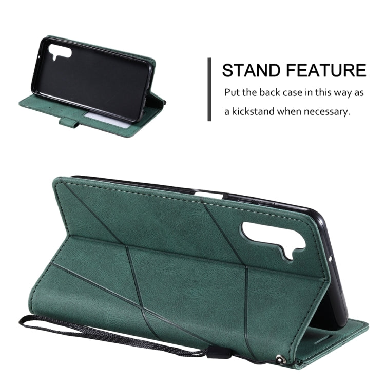For Samsung Galaxy A14 5G Skin Feel Splicing Leather Phone Case