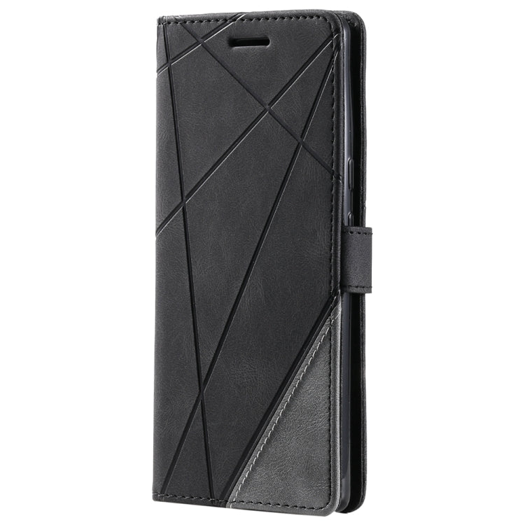 For Google Pixel 7 Skin Feel Splicing Leather Phone Case