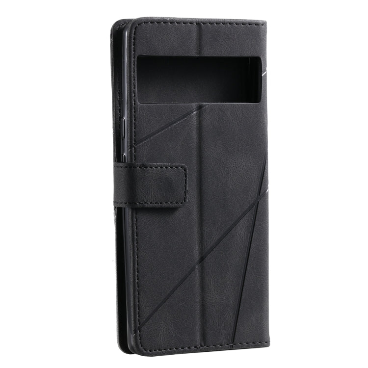 For Google Pixel 7 Skin Feel Splicing Leather Phone Case