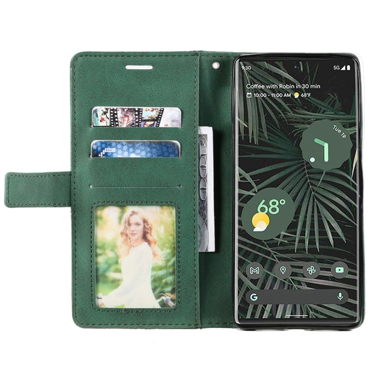 For Google Pixel 7 Skin Feel Splicing Leather Phone Case
