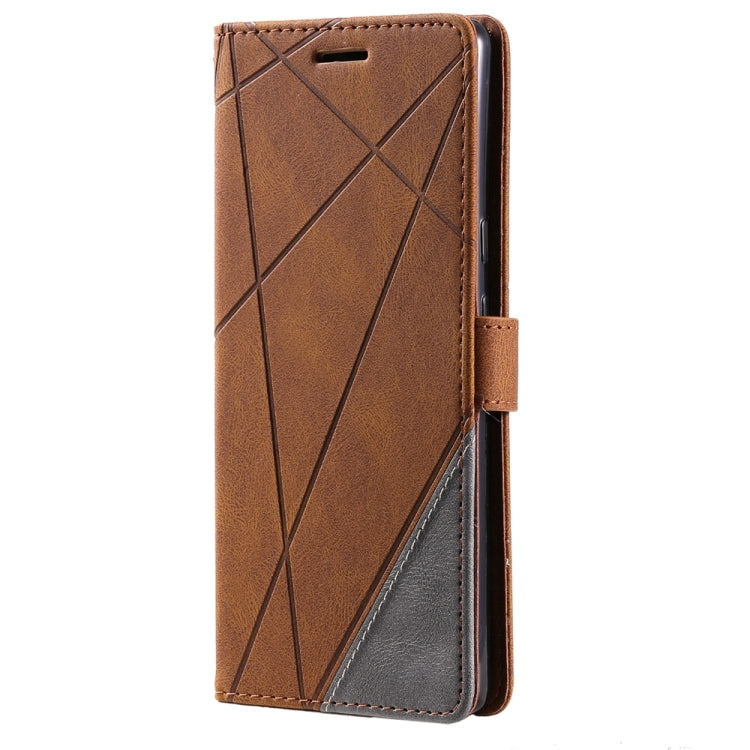 For Google Pixel 7 Pro Skin Feel Splicing Leather Phone Case
