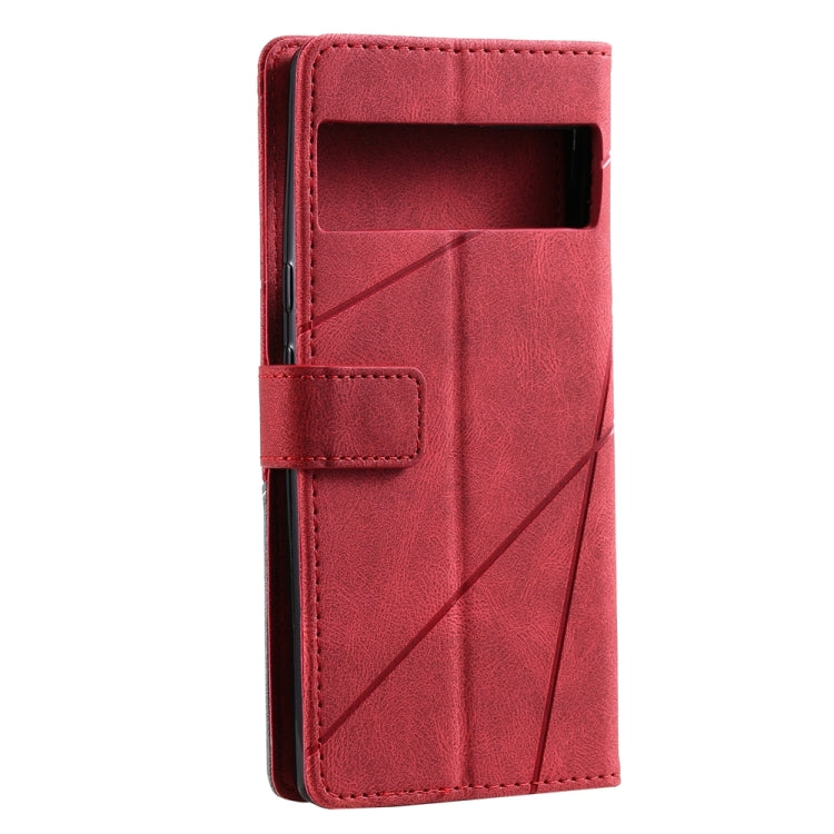 For Google Pixel 7 Pro Skin Feel Splicing Leather Phone Case