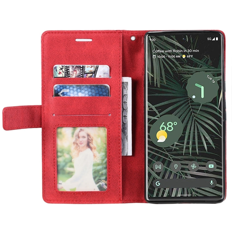 For Google Pixel 7 Pro Skin Feel Splicing Leather Phone Case
