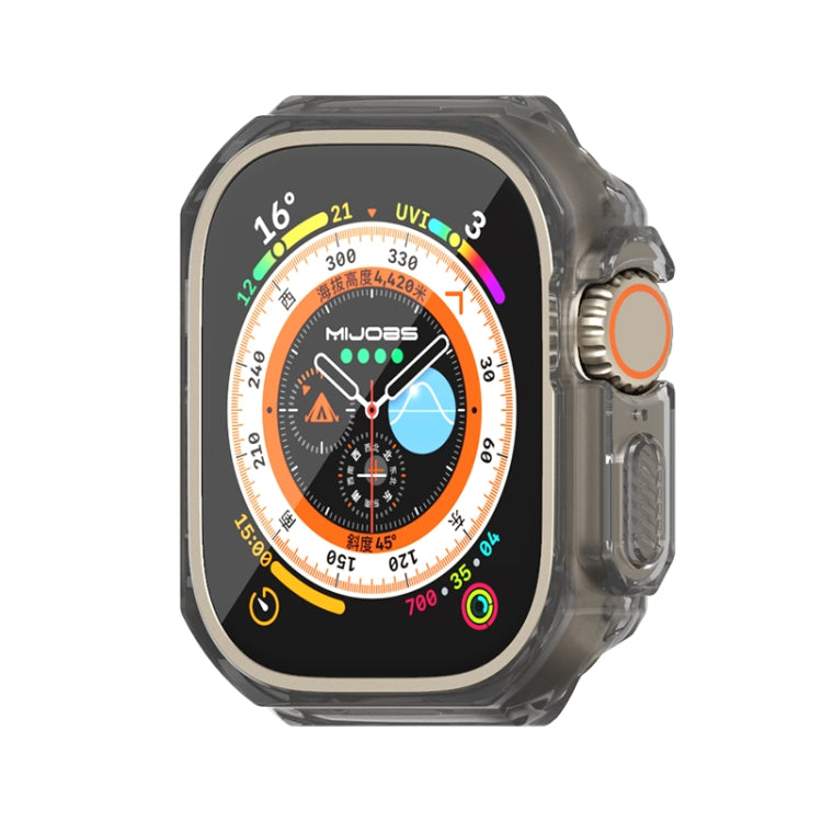 For Apple Watch Ultra 49mm Mijobs Ultra-thin Bezel PC Watch Case