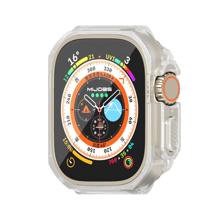 For Apple Watch Ultra 49mm Mijobs Ultra-thin Bezel PC Watch Case