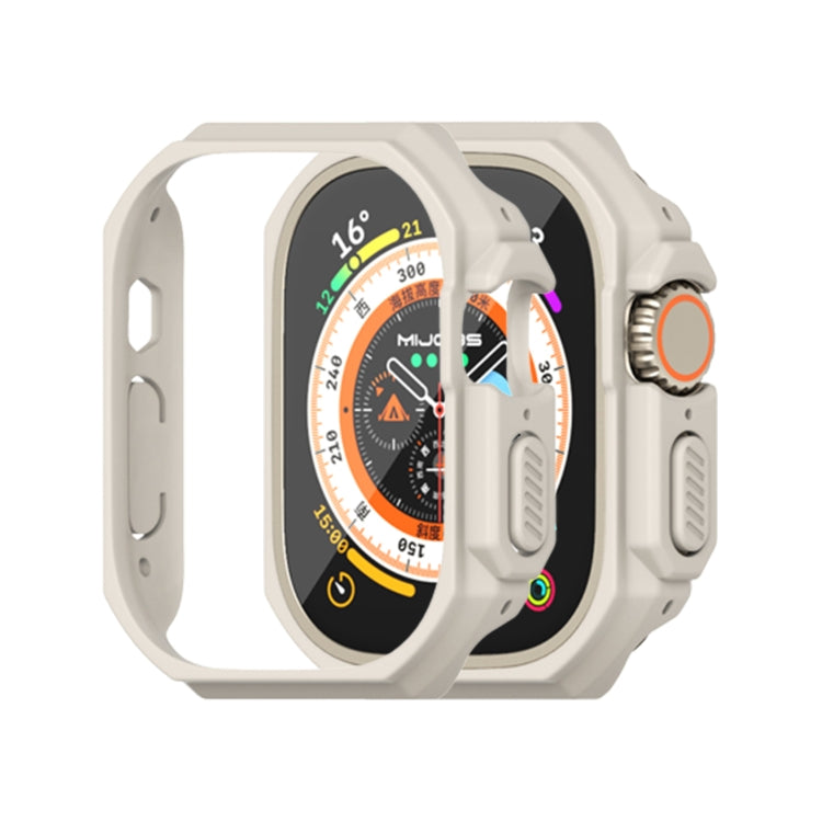 For Apple Watch Ultra 49mm Mijobs Ultra-thin Bezel PC Watch Case