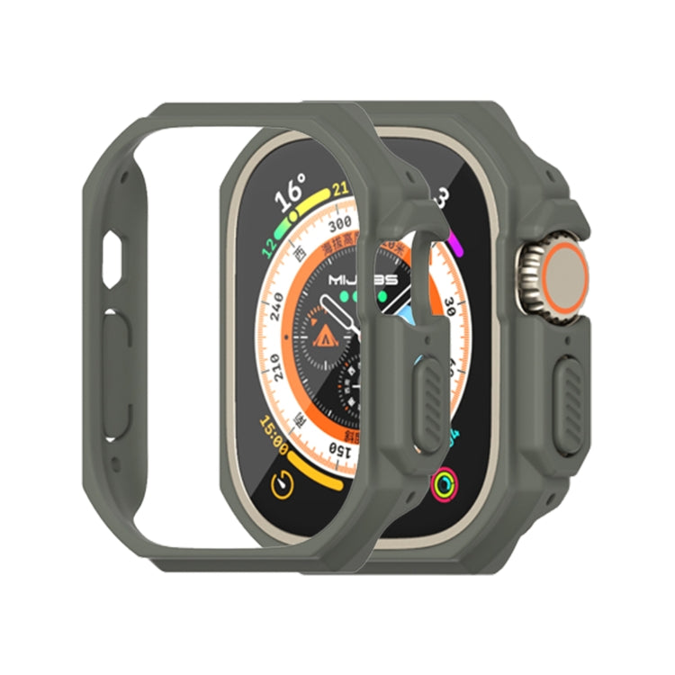 For Apple Watch Ultra 49mm Mijobs Ultra-thin Bezel PC Watch Case