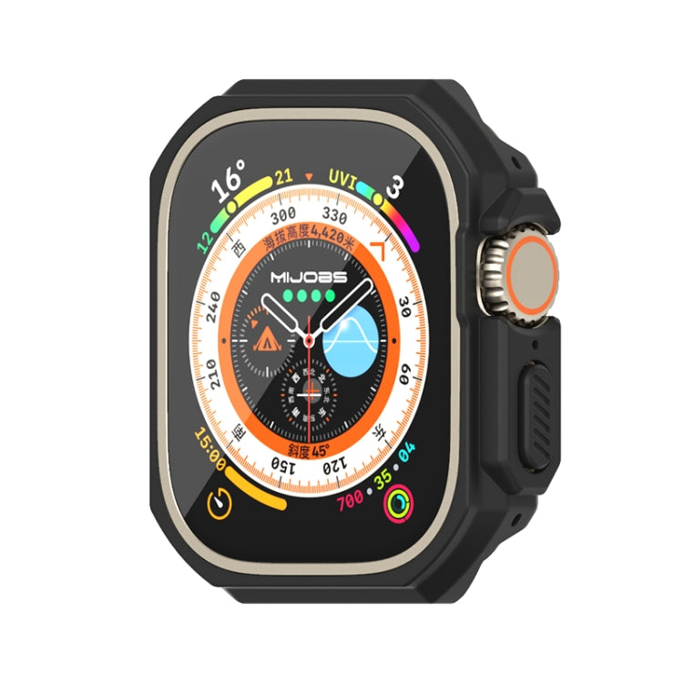 For Apple Watch Ultra 49mm Mijobs Ultra-thin Bezel PC Watch Case