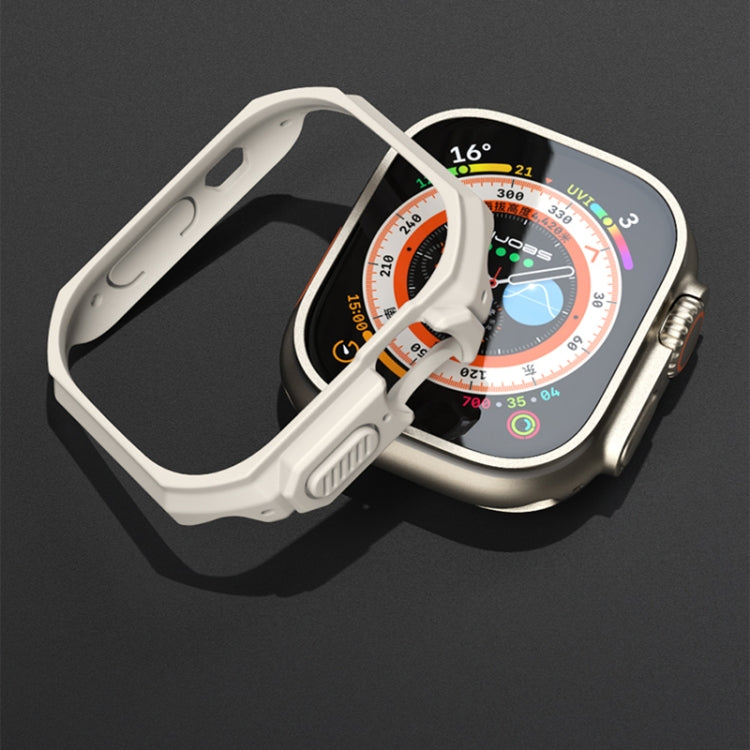 For Apple Watch Ultra 49mm Mijobs Ultra-thin Bezel PC Watch Case