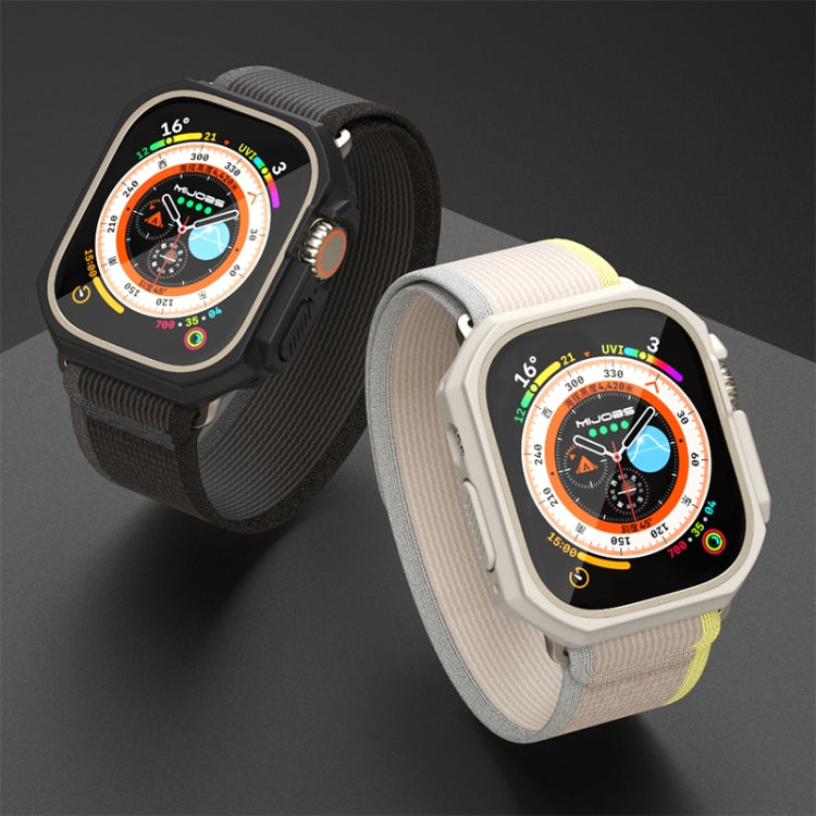For Apple Watch Ultra 49mm Mijobs Ultra-thin Bezel PC Watch Case