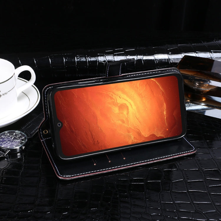 For Blackview BV9800 Pro idewei Crocodile Texture Horizontal Flip Leather Case with Holder & Card Slots & Wallet