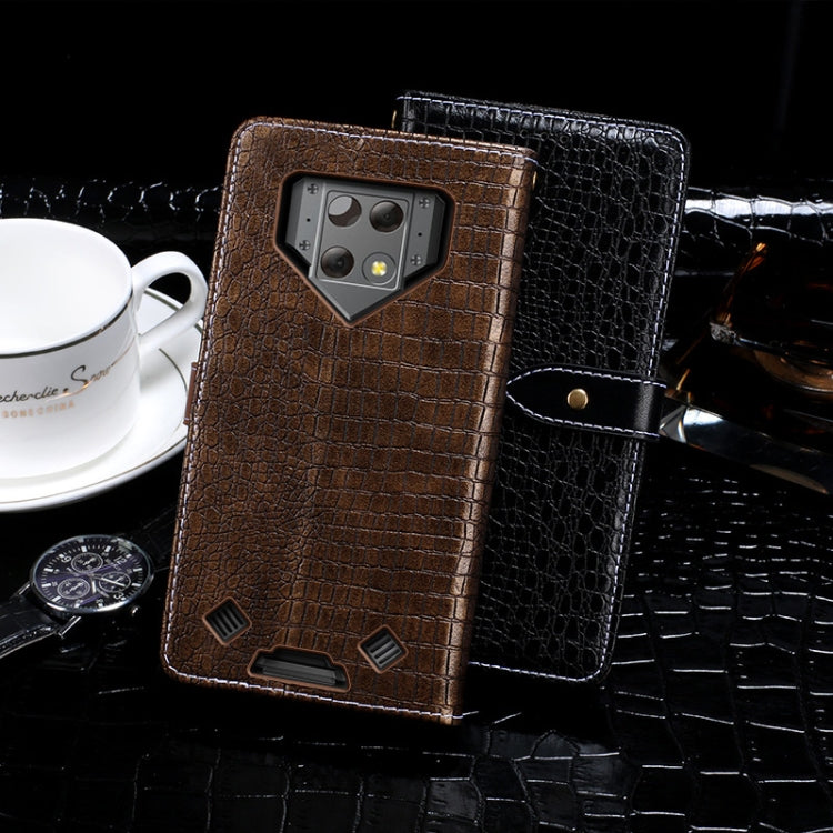 For Blackview BV9800 Pro idewei Crocodile Texture Horizontal Flip Leather Case with Holder & Card Slots & Wallet