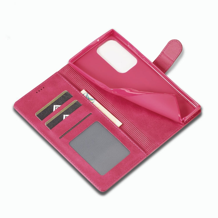 For Samsung Galaxy S23 Ultra 5G LC.IMEEKE Calf Texture Horizontal Flip Leather Phone Case
