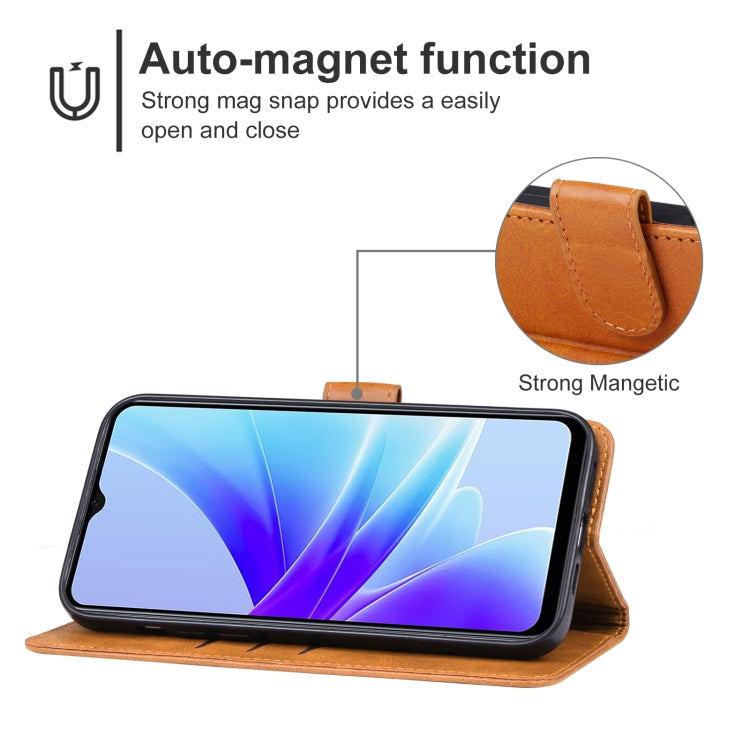 For OPPO A77 4G Leather Phone Case