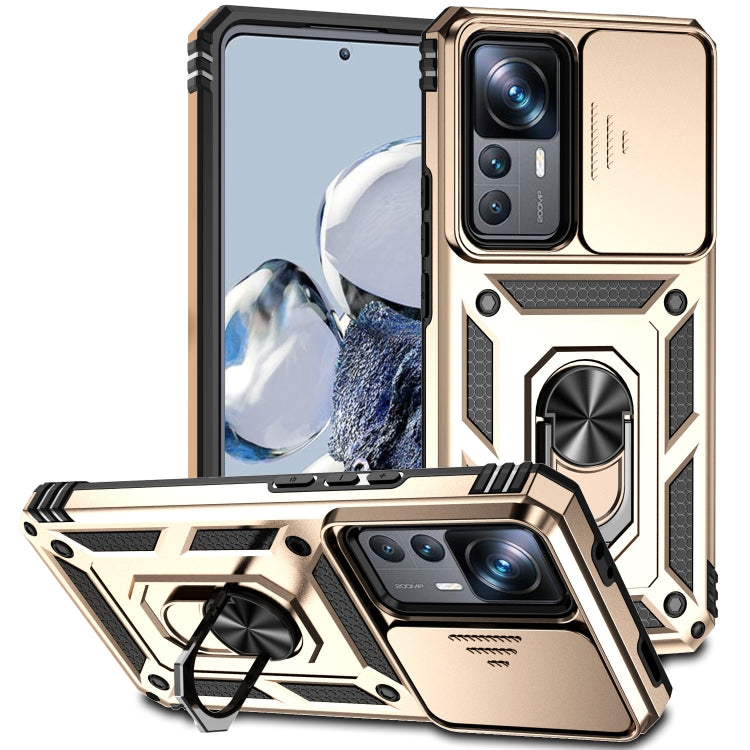 For Xiaomi 12T/12T Pro/Redmi K50 Ultra Sliding Camshield Holder Phone Case