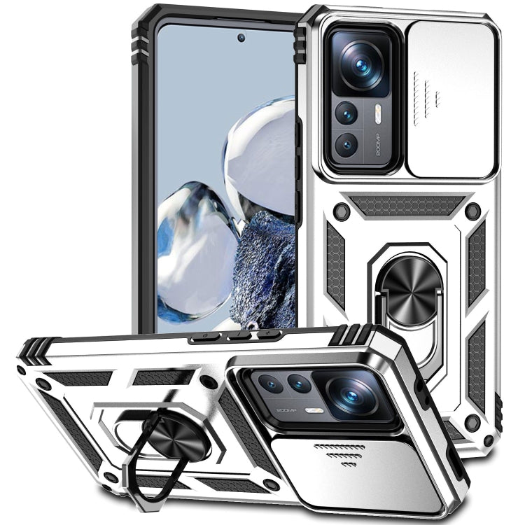 For Xiaomi 12T/12T Pro/Redmi K50 Ultra Sliding Camshield Holder Phone Case