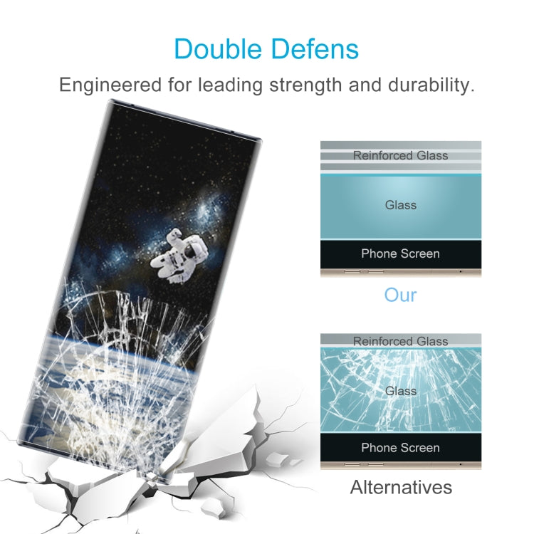 For ZTE Axon 40 Ultra Space Edition 50pcs 0.26mm 9H 2.5D Tempered Glass Film