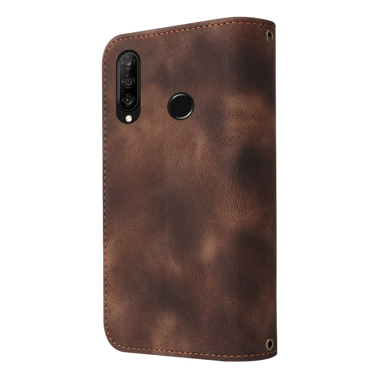 For Huawei P30 Lite Multifunctional Card Slot Zipper Wallet Leather Phone Case