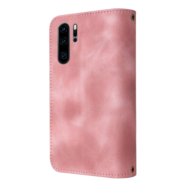 For Huawei P30 Pro Multifunctional Card Slot Zipper Wallet Leather Phone Case