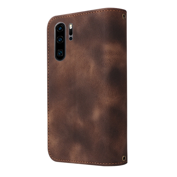 For Huawei P30 Pro Multifunctional Card Slot Zipper Wallet Leather Phone Case