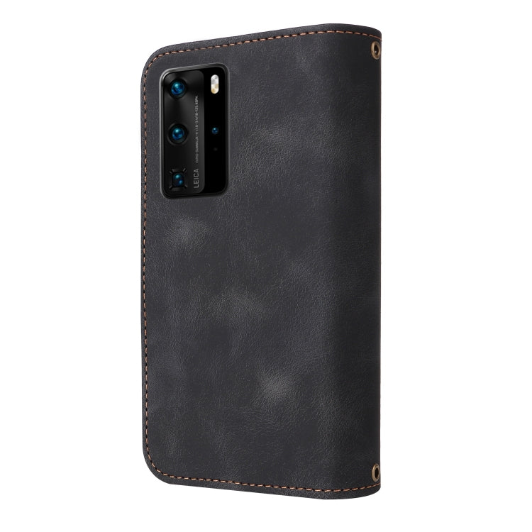 For Huawei P40 Pro Multifunctional Card Slot Zipper Wallet Leather Phone Case