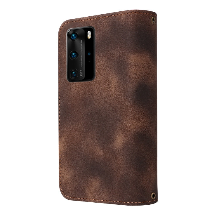 For Huawei P40 Pro Multifunctional Card Slot Zipper Wallet Leather Phone Case