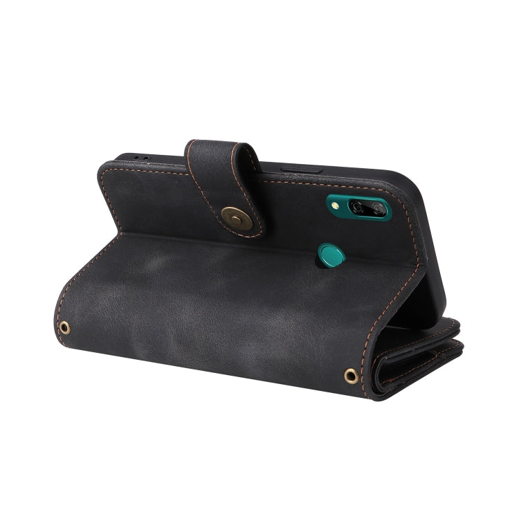 For Huawei P Smart Z Multifunctional Card Slot Zipper Wallet Leather Phone Case