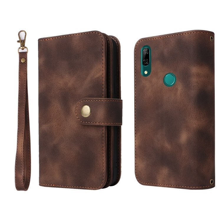 For Huawei P Smart Z Multifunctional Card Slot Zipper Wallet Leather Phone Case