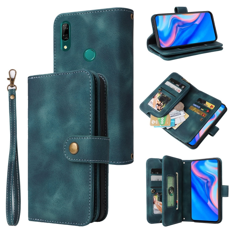 For Huawei P Smart Z Multifunctional Card Slot Zipper Wallet Leather Phone Case