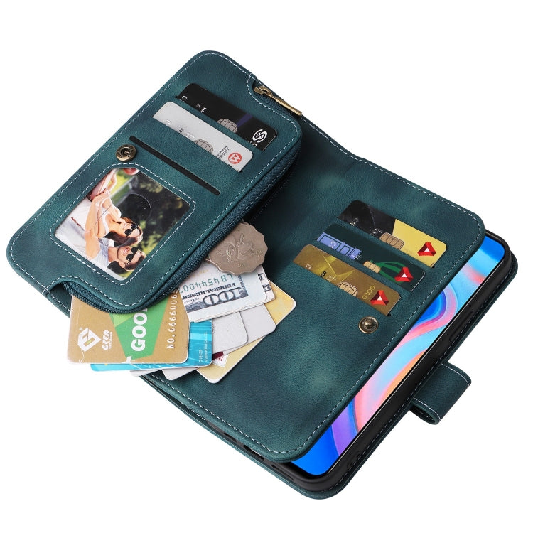 For Huawei P Smart Z Multifunctional Card Slot Zipper Wallet Leather Phone Case