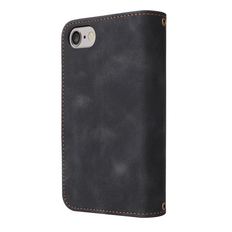 For iPhone 6s / 6 Multifunctional Card Slot Zipper Wallet Leather Phone Case