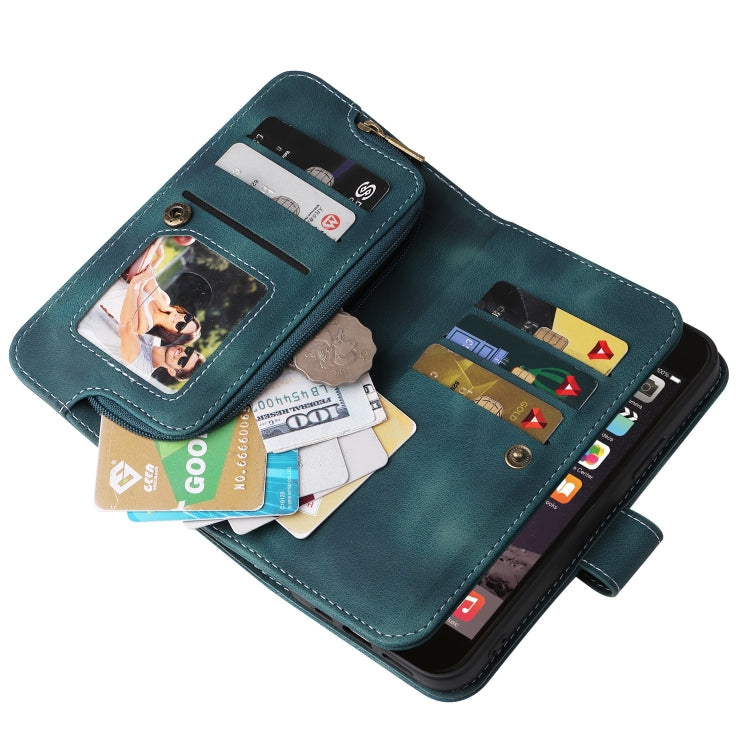 For iPhone 6s / 6 Multifunctional Card Slot Zipper Wallet Leather Phone Case