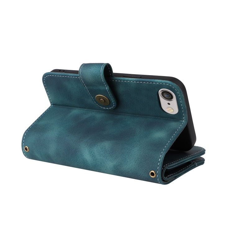 For iPhone 6s / 6 Multifunctional Card Slot Zipper Wallet Leather Phone Case