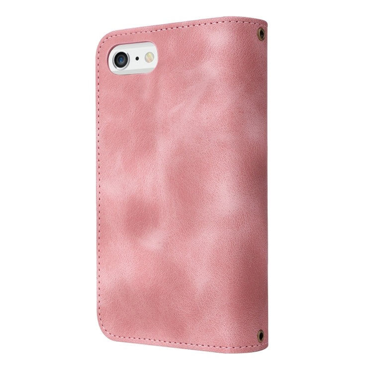 For iPhone 6s Plus / 6 Plus Multifunctional Card Slot Zipper Wallet Leather Phone Case